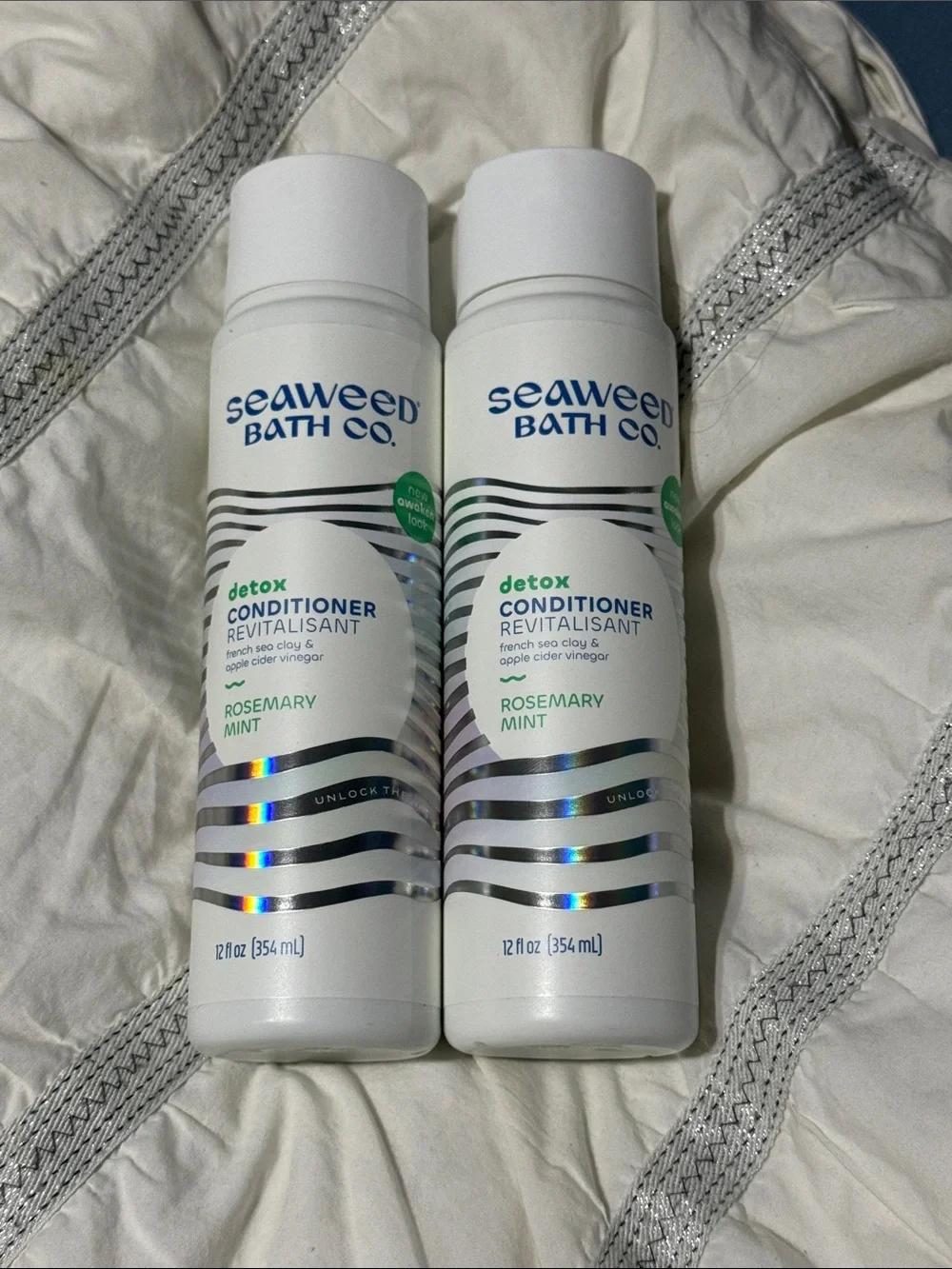 Seaweed Bath Co. Detox Conditioner - Rosemary Mint (2 bottles)
